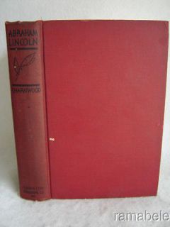 Abraham Lincoln by Lord Charnwood Biography Chronology Basil Williams