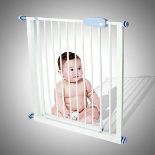 Expandable Baby Pet Dog Puppy Safety Gate Door Barrier Fence Metal