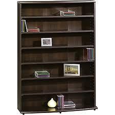 Multimedia Storage Tower Cinnamon Cherry Shelf Bookcase Bookshelf CD