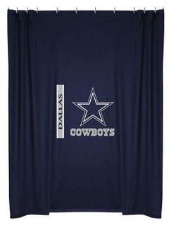 Cowboys 72 x 72 Premium Shower Curtain Locker Room Collection NFL