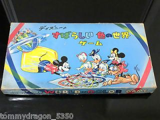 Cards Co & Walt Disney Wonderful World of Color Game VTG Used