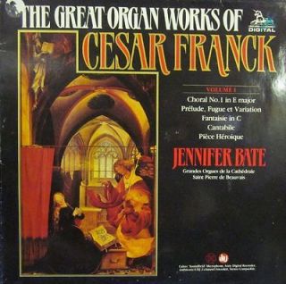 Jennifer Bate(Vinyl LP)The Great Organ Works Of Cesar Franck Holland
