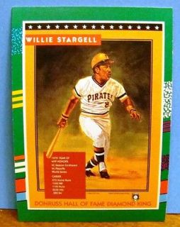 1990 DONRUSS WILLIE STARGELL HALL OF FAME DIAMOND KING #702