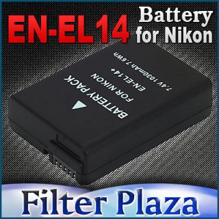 Decoded Battery Pack EN EL14 for Nikon D5100 D3100 D3200 CoolPix P7100