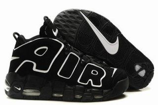 Nike Air More Uptempo Black White Basketball Shoes Shoe Clearance Item