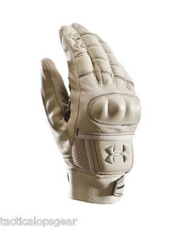 Under Armour Tactical Fitted SWAT Army SF Combat Gloves Desert Tan