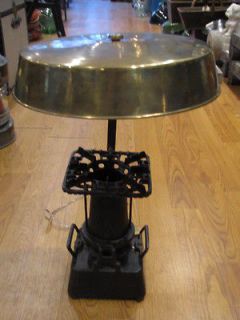 VINTAGE BEATRICE KEROSENE STOVE TABLE LAMP  STEAM PUNK / INDUSTRIAL