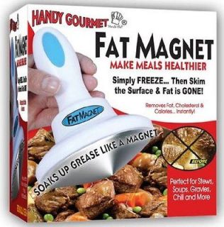 Fat Magnet Soaks Up Grease Healthy Food Cooking Baster Turkey Skimmer