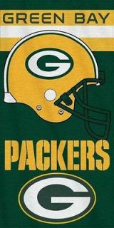Bay Packers NFL Licensed 30x60 Cotton Terry Bath Beach Towel, NEW
