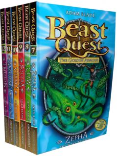 Beast Quest Series 2 The Golden Armour 6 Books Set New