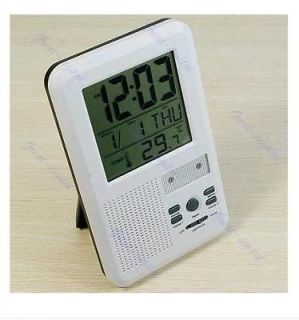 in 1 Wireless Doorbell Alarm With Clock Thermometer Temperature