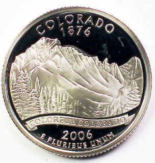2006 S Silver Colorado Statehood Proof Quarter Coin