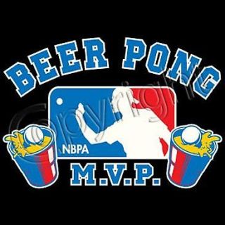 Beer Pong T Shirt NBPA MVP Tee