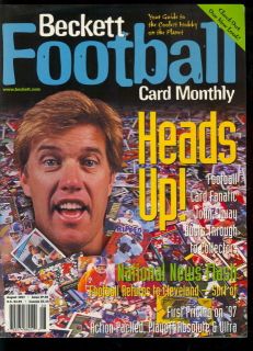 1997 Beckett Football Magazine John Elway