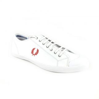 NEW FRED PERRY Mens Shoes Duke SZ 10/10.5/11/12 US White Leather
