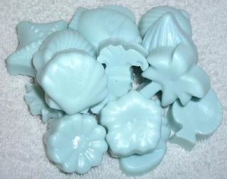 Lot of (14) or (16) Seashell Soaps Tropical Fish Star Sun Guest Bath