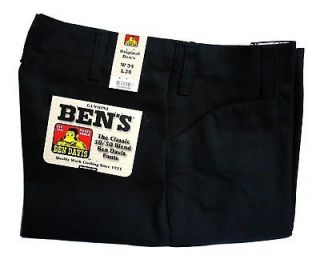 Ben Davis Original Classic 50 / 50 Blend Mens Twill Pants   BLACK (694