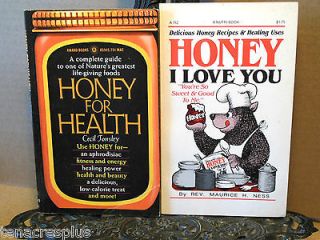 LOT 2 HONEY Books~For Health~Healing ~Aphrodisiac~R ecipes~Natural