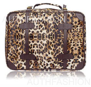 New Stylish Leopard Pattern Square Travel Bag Mens & Womens Overnight