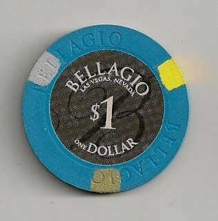 Newly listed latest issue BELLAGIO Casino Las Vegas $1 Poker CHIP