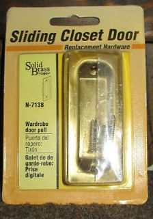 SLIDING CLOSET DOOR REPLACEMENT HARDWARE MODEL N 7138 LOT 1736