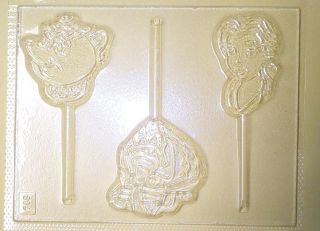 BELLE BEAST AND MRS POTTS CHOCOLATE CANDY MOLD MOLDS