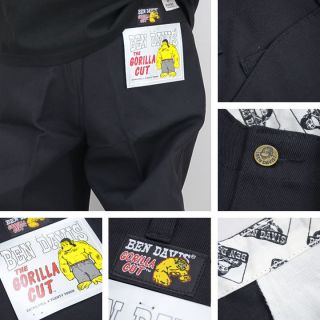Ben Davis Authentic Gorilla Cut Jeans Color Black style #674