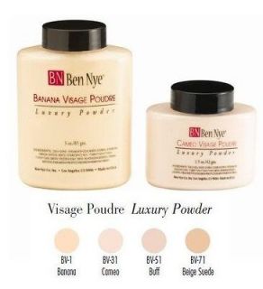 Ben Nye Visage Poudre Luxury Powder in Banana, Cameo, Buff, Beige