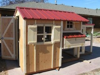 Chicken coop plan & material list, The Cottage Coop, storage area