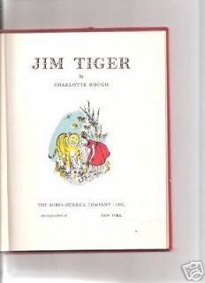Jim Tiger Charlotte Hough Old Childrens Book NICE STORY