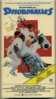 DISORDERLIES; VHS 1988 Warner Home Video; The Fat Boys, Ralph Bellamy