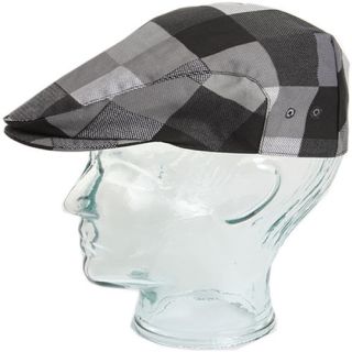 Big Grey Check Chef Flat Cap Thermo cool New 2012 S XL New 2012
