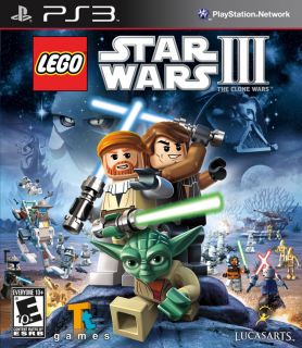 LEGO Star Wars 3 III The Clone Wars PS3 Video Game BRAND NEW SEALED