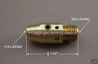 379596 Hobart Beta Mig Tip Adapter Welder Parts 20A Gun