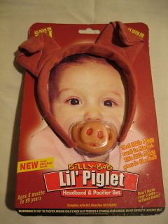 Pacifier Billy Bob Lil Piglet Headband Combo NEW CUTE