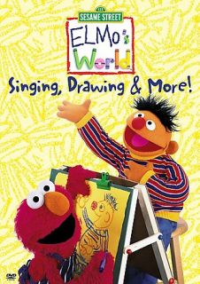 Elmos World   Singing, Drawing & More (DVD, 2002) Brand New