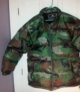 Mens US Polo Association Big & Tall Camouflage Winter Puff Jacket