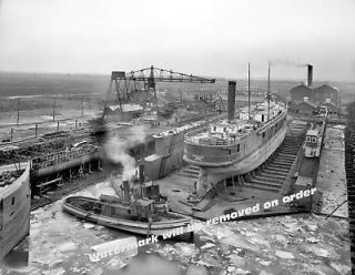 Photograph Great Lakes Engineering Works Steamer Charles B. Hill