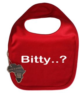 BITTY LITTLE BRITAIN DRIBBLE BABY BIB FUNNY BOY GIRL CLOTHES GROW GIFT