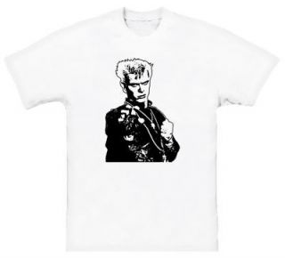Billy Idol Retro 80S Cool Rebel Yell Rock White T Shirt