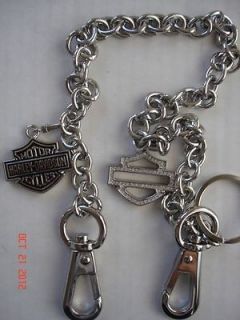Harley Davidson Women s Belt Chain 18 with Two Classic Logos NEW