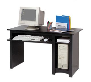 Computer Desk And Hutch, 77 3/8H x 57 3/4W x 22D, Estate Black