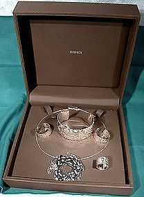 birks esty acquatika sterling set in box from canada time