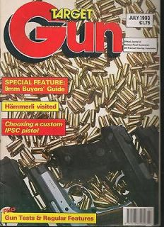 TARGET GUN Magazine July 1993   Pietta New Model Army, Heckler & Koch