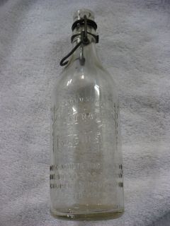 FU  Vintage Bottle Solution of Citrate Magnesia Early 1900 s