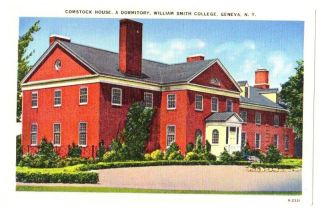 COMSTOCK HOUSE & WILLIAM SMITH COLLEGE,GENEVA ,NY  LINEN