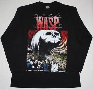 THE HEADLESS CHILDREN89 WASP HEAVY METAL BAND LONG SLEEVE T