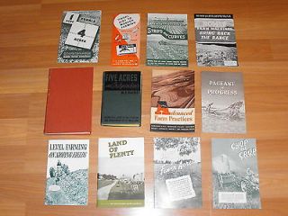 Mixed VTG Old Farm Management Machinery Crop Farming Book Info Booklet