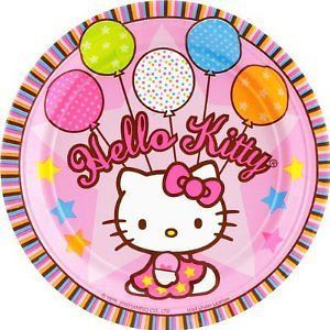 Hello Kitty Birthday Party Set for 16 Decoration Table Cover Banner