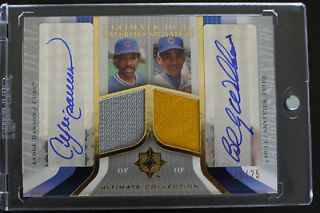 Deck Ultimate Dual Auto Jersey Andre Dawson & Billy Williams #15/25